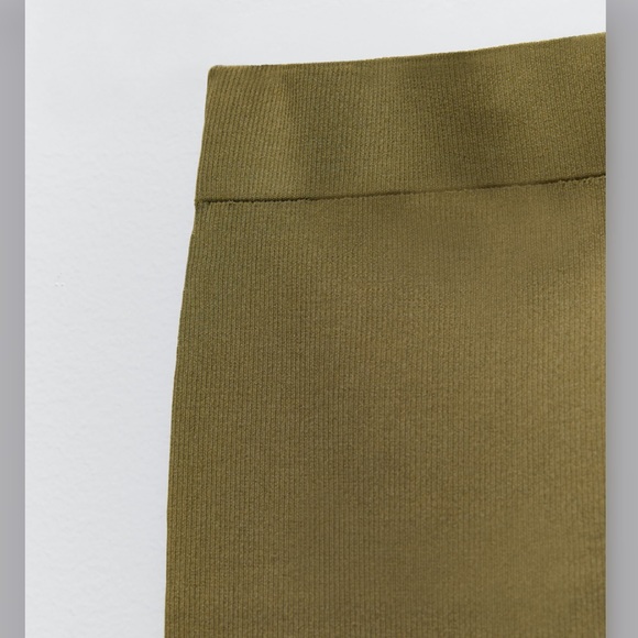 ZARA KNIT MIDI SKIRT - Picture 4 of 7
